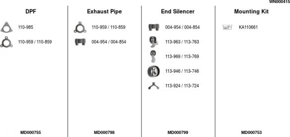 FA1 WN000415 - Exhaust System car-mod.net