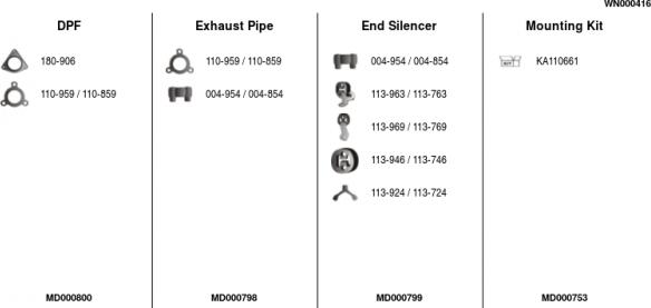 FA1 WN000416 - Exhaust System car-mod.net
