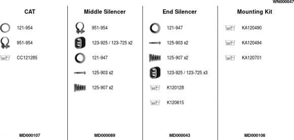 FA1 WN000047 - Exhaust System car-mod.net