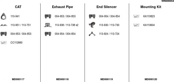 FA1 WN000054 - Exhaust System car-mod.net
