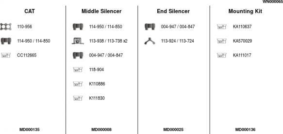 FA1 WN000065 - Exhaust System car-mod.net
