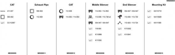 FA1 WN000004 - Exhaust System car-mod.net