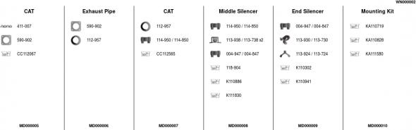 FA1 WN000002 - Exhaust System car-mod.net