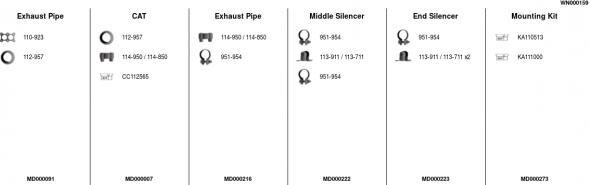 FA1 WN000159 - Exhaust System car-mod.net