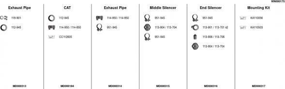 FA1 WN000175 - Exhaust System car-mod.net