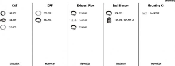 FA1 WN000372 - Exhaust System car-mod.net