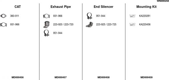 FA1 WN000250 - Exhaust System car-mod.net