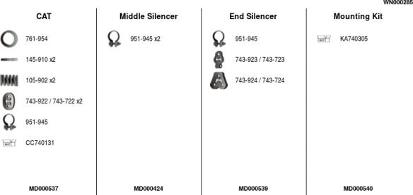 FA1 WN000285 - Exhaust System car-mod.net