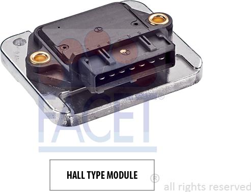 FACET 9.4007 - Switch Unit, ignition system car-mod.net