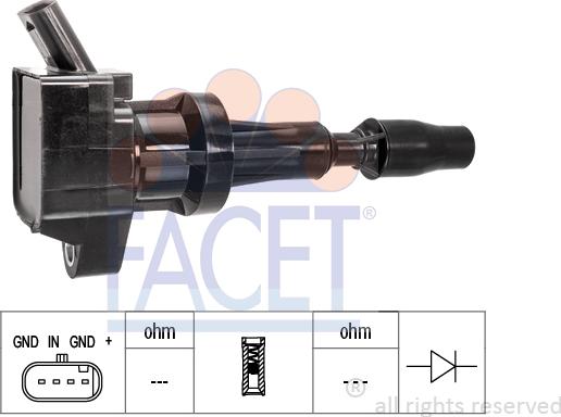 FACET 9.6547 - Ignition Coil car-mod.net