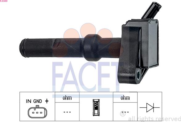 FACET 9.6560 - Ignition Coil car-mod.net