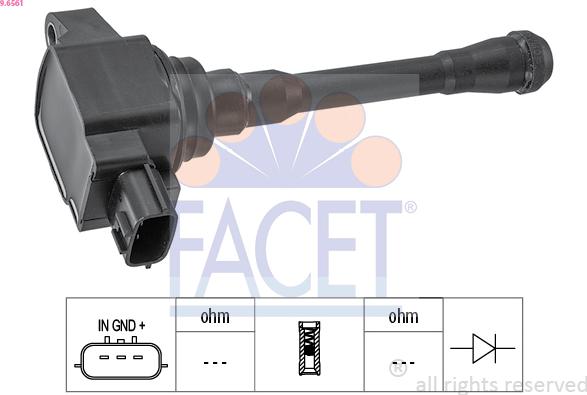 FACET 9.6561 - Ignition Coil car-mod.net