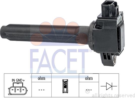 FACET 9.6539 - Ignition Coil car-mod.net