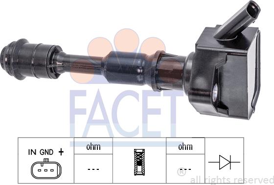 FACET 9.6537 - Ignition Coil car-mod.net