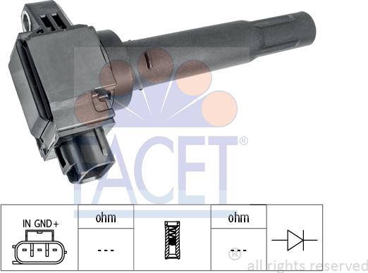 FACET 9.6521 - Ignition Coil car-mod.net