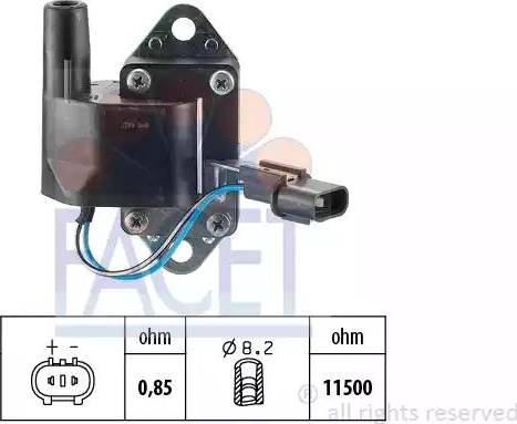 FACET 9.6184 - Ignition Coil car-mod.net