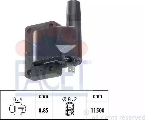 FACET 9.6120 - Ignition Coil car-mod.net