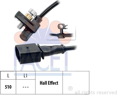 FACET 9.0446 - Crankshaft position sensor, RPM car-mod.net