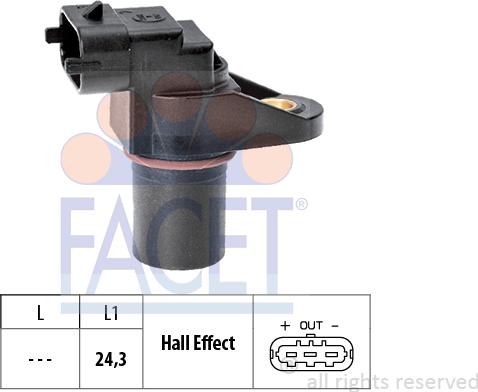FACET 9.0459 - Camshaft position Sensor car-mod.net