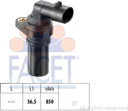 FACET 9.0407 - Crankshaft position sensor, RPM car-mod.net