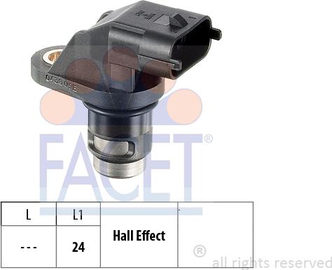 FACET 9.0438 - Camshaft position Sensor car-mod.net