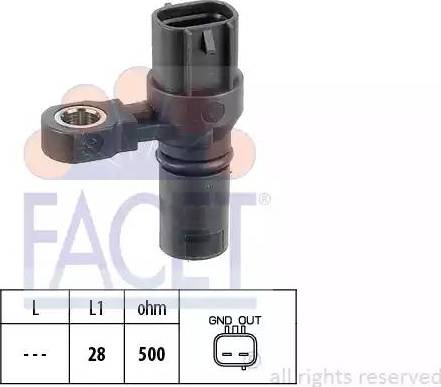 FACET 9.0470 - RPM Sensor of AT, automatic transmission car-mod.net