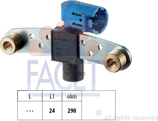 FACET 9.0545 - Crankshaft position sensor, RPM car-mod.net