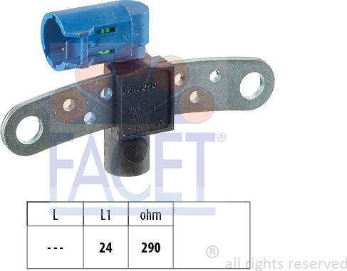 FACET 9.0540 - Crankshaft position sensor, RPM car-mod.net