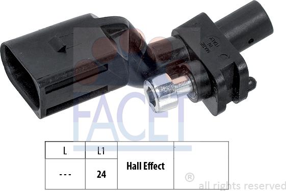 FACET 9.0552 - Crankshaft position sensor, RPM car-mod.net