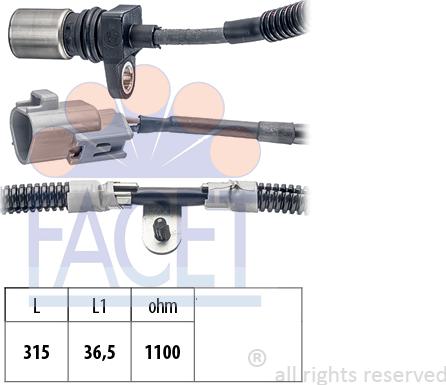 FACET 9.0502 - Crankshaft position sensor, RPM car-mod.net
