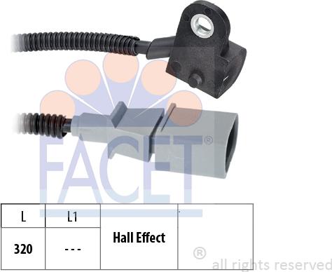 FACET 9.0535 - Camshaft position Sensor car-mod.net