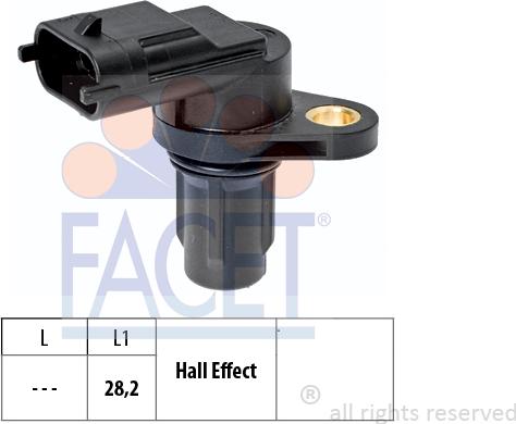 FACET 9.0573 - Camshaft position Sensor car-mod.net