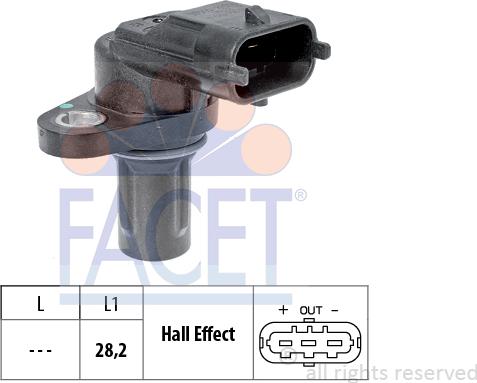 FACET 9.0695 - Camshaft position Sensor car-mod.net