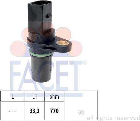 FACET 9.0640 - Crankshaft position sensor, RPM car-mod.net