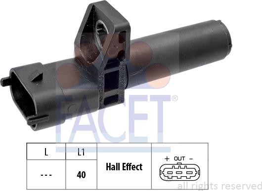 FACET 9.0655 - Crankshaft position sensor, RPM car-mod.net