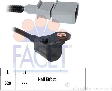 FACET 9.0605 - Camshaft position Sensor car-mod.net