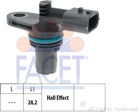 FACET 9.0616 - Camshaft position Sensor car-mod.net