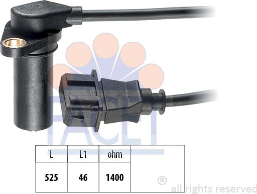 FACET 9.0068 - Crankshaft position sensor, RPM car-mod.net