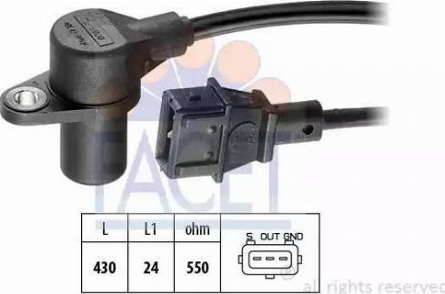 FACET 9.0088 - Camshaft position Sensor car-mod.net