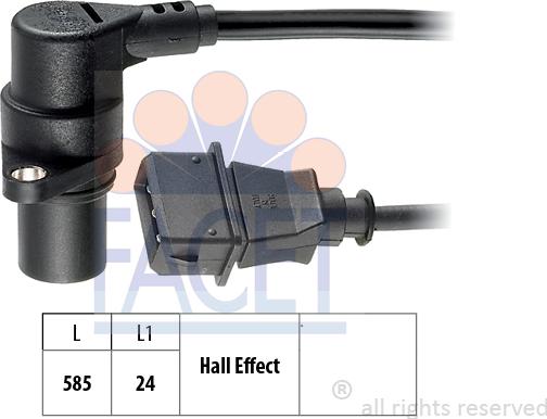 FACET 9.0082 - Crankshaft position sensor, RPM car-mod.net