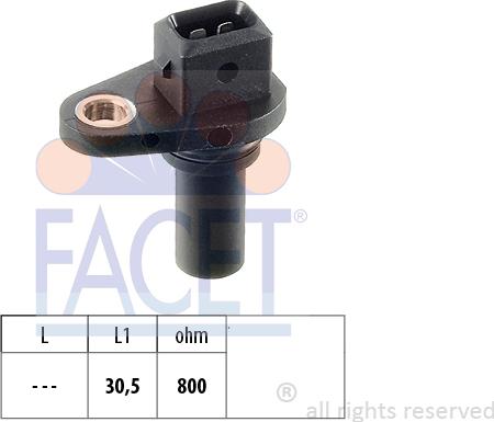 FACET 9.0028 - Crankshaft position sensor, RPM car-mod.net