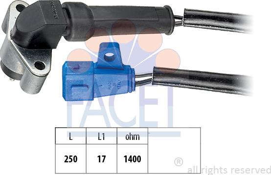 FACET 9.0129 - Crankshaft position sensor, RPM car-mod.net