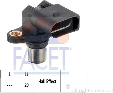 FACET 9.0351 - Camshaft position Sensor car-mod.net