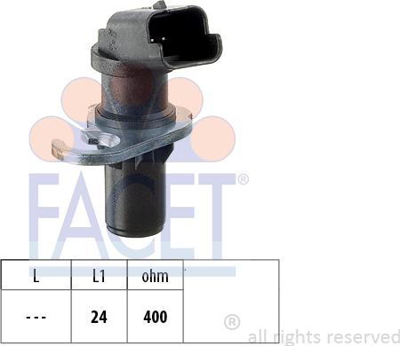 FACET 9.0305 - Crankshaft position sensor, RPM car-mod.net
