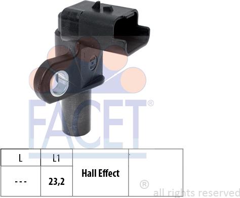 FACET 9.0332 - Camshaft position Sensor car-mod.net
