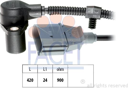 FACET 9.0320 - Crankshaft position sensor, RPM car-mod.net