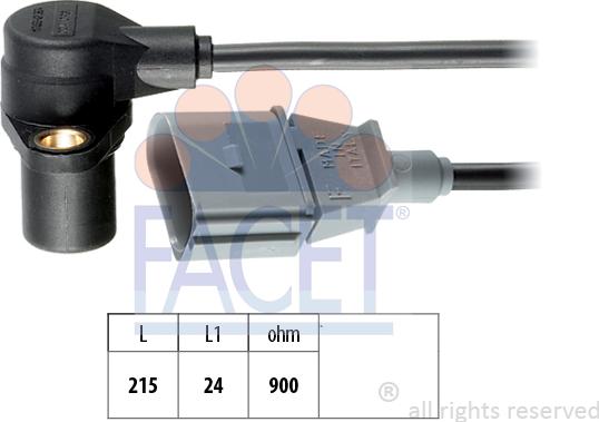 FACET 9.0241 - Crankshaft position sensor, RPM car-mod.net