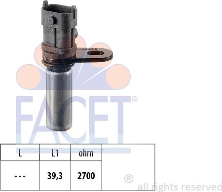 FACET 9.0288 - Crankshaft position sensor, RPM car-mod.net