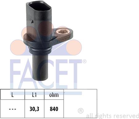 FACET 9.0221 - RPM Sensor of AT, automatic transmission car-mod.net