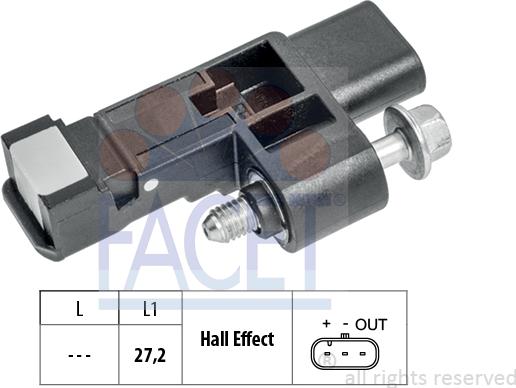 FACET 9.0789 - Crankshaft position sensor, RPM car-mod.net